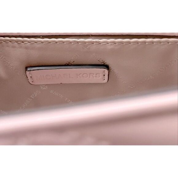 NWT MICHAEL KORS Serena Small Flap Studded Crossbody Bag in Powder Blush - Picture 11 of 12
